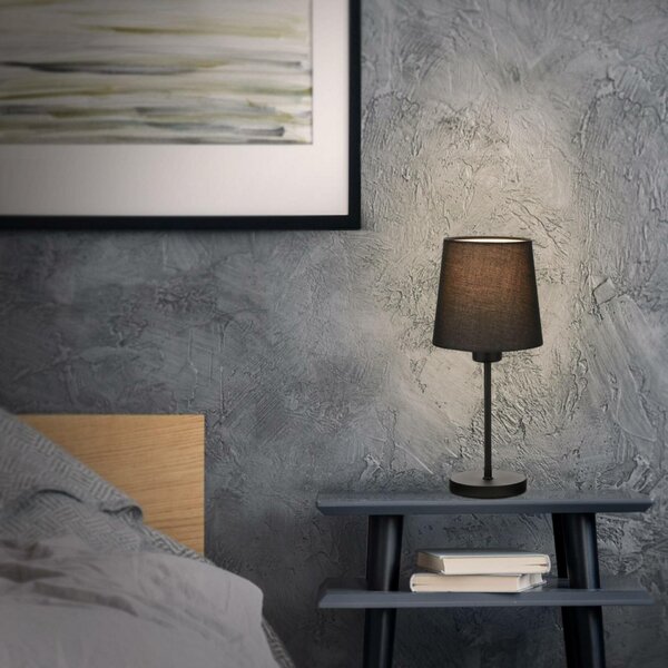 BRILONER Stolní lampa, 31,4 cm, max. 25 W, černá BRILO 7024-015