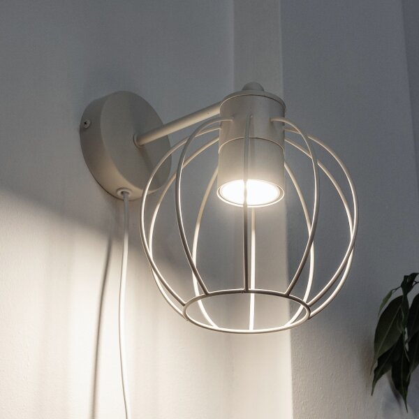 Nástěnná lampa STARLIGHT 1xGU10/10W/230V krémová