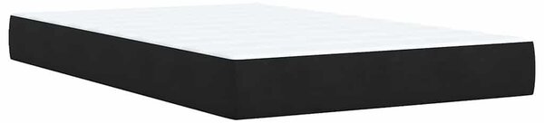 Box spring postel s matrací černá 120 x 190 cm samet 3287688