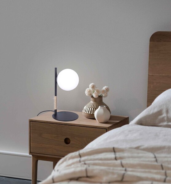 Kaja Tambo stolní lampa 1x40 W bílá-černá K-4955