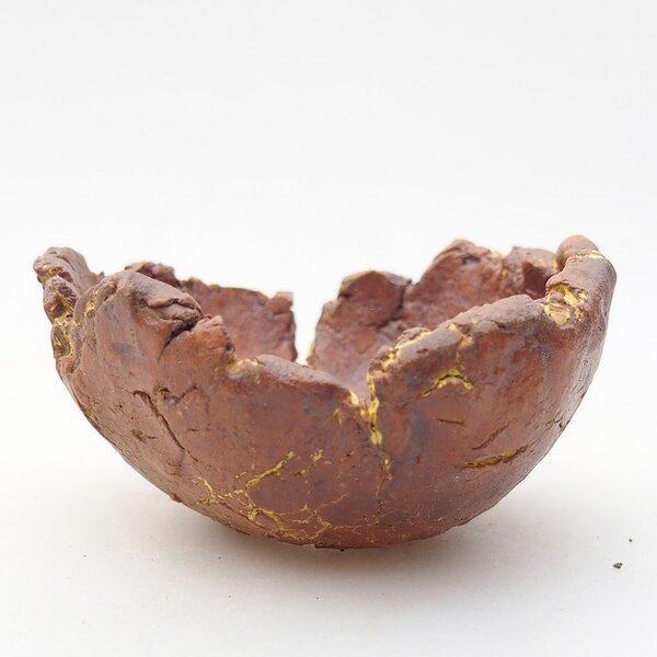 E-bonsai Keramická Skořápka 7 x 6,5 x 4 cm žlutá