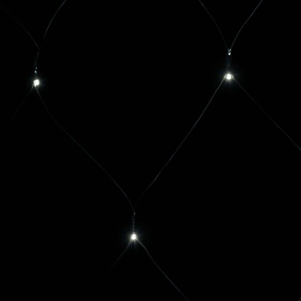 Vánoční světelná síť bílá 3 x 3 m 306 LED vnitřní i venkovní 328779