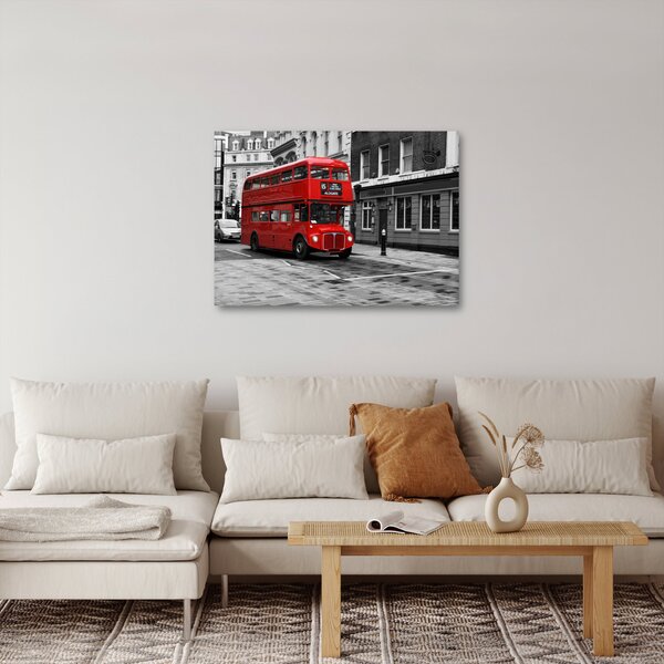 Obraz - Londýn s autobusem (70x50 cm)