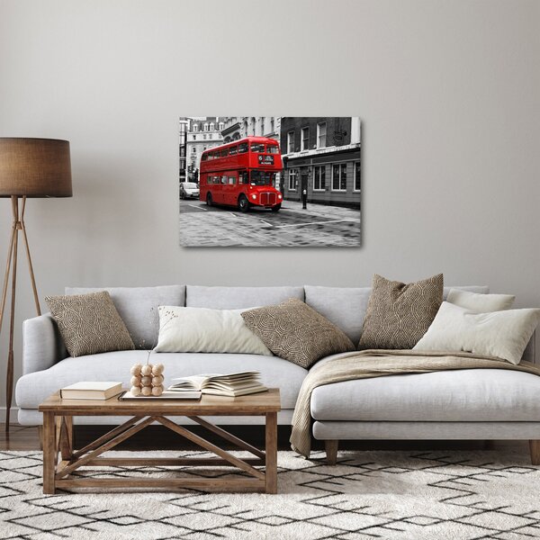 Obraz - Londýn s autobusem (70x50 cm)