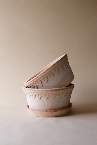 Bergs Potter Terakotový květináč Copenhagen Rosa - 21 cm BP108