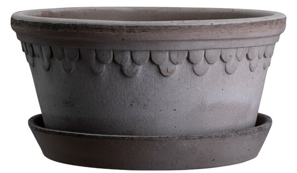 Bergs Potter Terakotový květináč Copenhagen Grey - 21 cm BP107