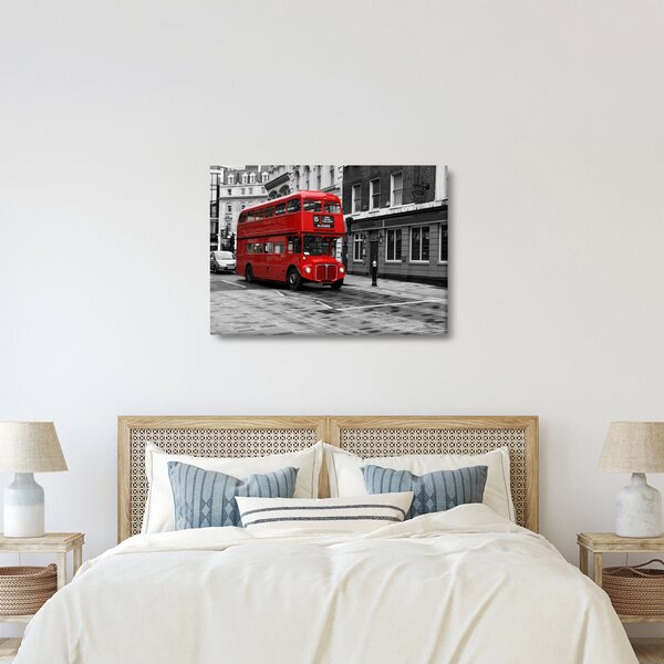 Obraz - Londýn s autobusem (70x50 cm)