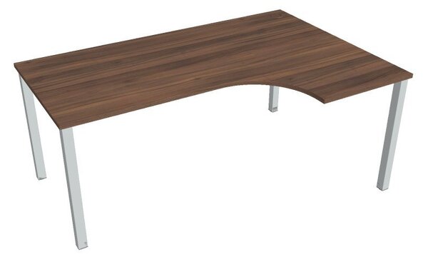 Kancelářský stůl Ergo levý UE180060L, deskaakát, bílá RAL 9016