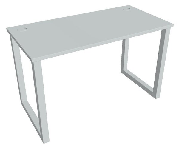 Kancelářský pracovní stůl UEO 1200, bílá RAL 9016, deskaakát