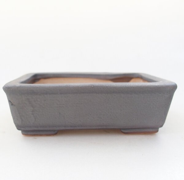 E-bonsai Keramická bonsai miska 11 x 8,5 x 3,5 cm kovová