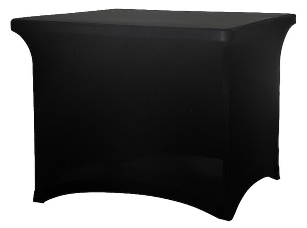 TENTino Elastický potah STANDARD na skládací stůl 87x87 cm VÍCE BAREV Barva ubrusu: ČERNÁ / BLACK