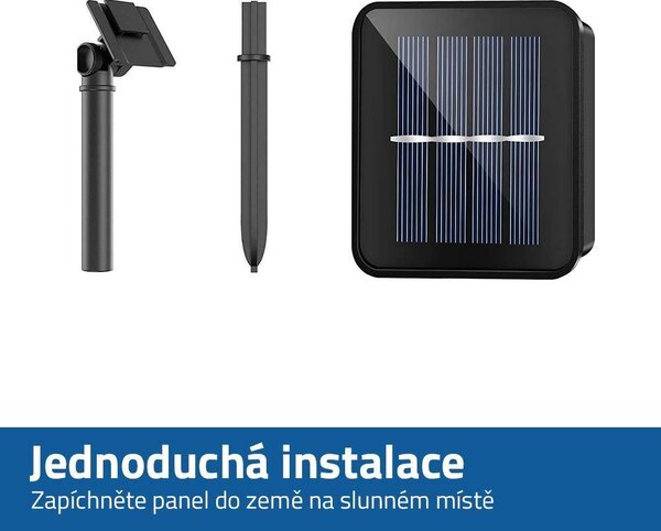 Solární světelný řetěz - žárovky