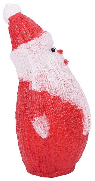 Vánoční akrylový Santa s LED vnitřní i venkovní 28 cm 328786