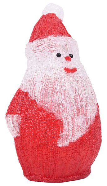 Vánoční akrylový Santa s LED vnitřní i venkovní 28 cm 328786