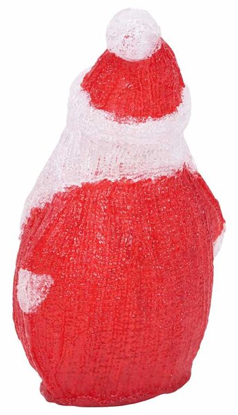 Vánoční akrylový Santa s LED vnitřní i venkovní 28 cm 328786