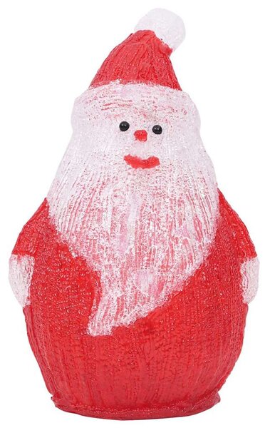 Vánoční akrylový Santa s LED vnitřní i venkovní 28 cm 328786