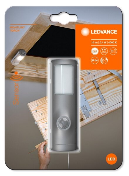 Ledvance - LED Orientační svítidlo se senzorem NIGHTLUX LED/0,35W/3xAAA IP54