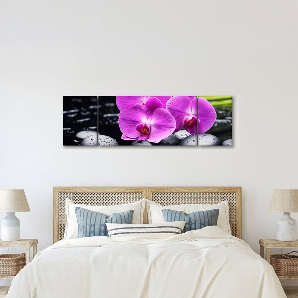 Obraz - Orchideje (170x50 cm)