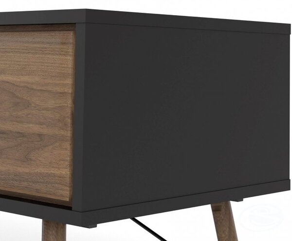 TVI Konferenční stolek RY 86009 černý mat/ořech