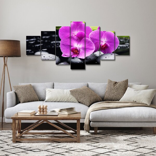 Obraz - Orchideje (210x100 cm)