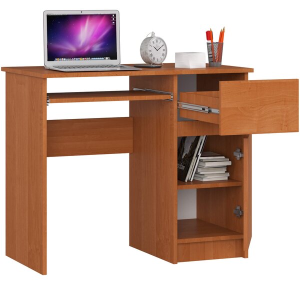Ak furniture Psací stůl PIKSEL 90 cm olše pravý