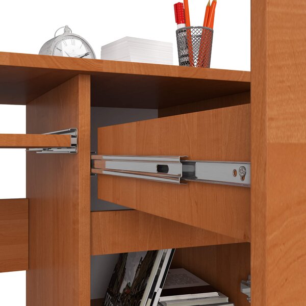 Ak furniture Psací stůl PIKSEL 90 cm olše pravý