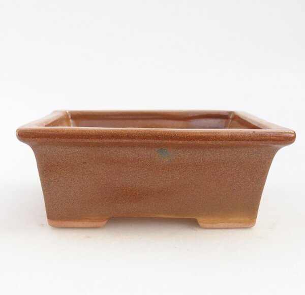 E-bonsai Keramická bonsai miska 11,5 x 9 x 4,5 cm hnědá