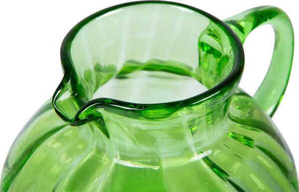 Zelený skleněný džbán The Emeralds - Ø 16*15cm/ 1400ml - HKLIVING