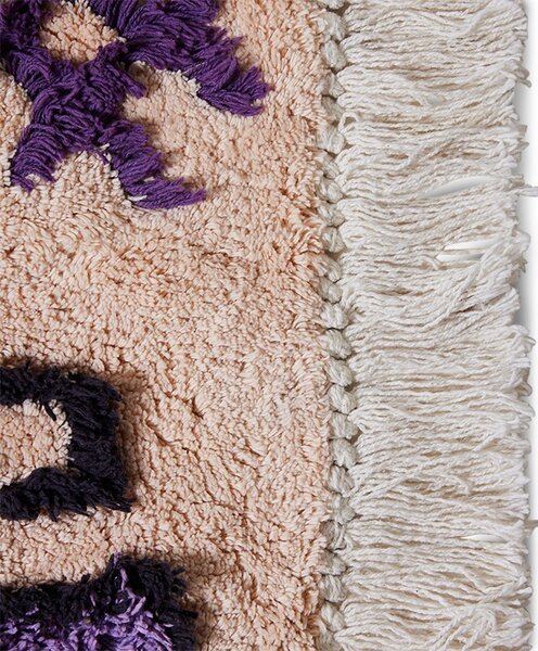 Béžovo- fialová koupelnová předložka Bohemian - 60*90 cm - HKLIVING
