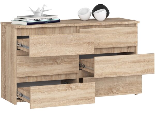 Ak furniture Komoda CL6 100 cm dub sonoma