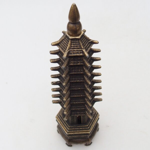 E-bonsai Kovová figurka - pagoda
