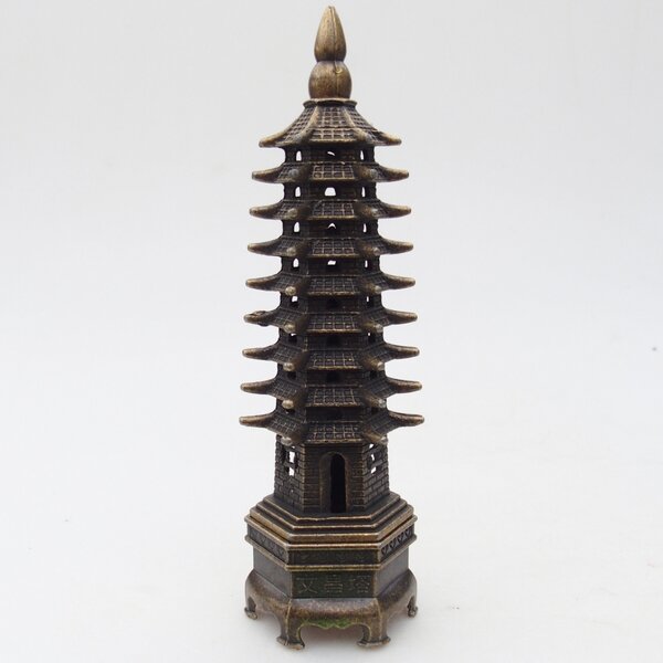 E-bonsai Kovová figurka - pagoda