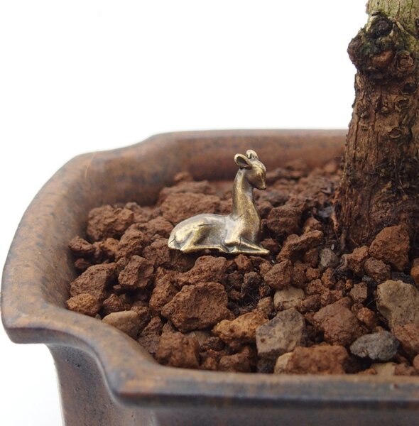 E-bonsai Kovová figurka - srnka