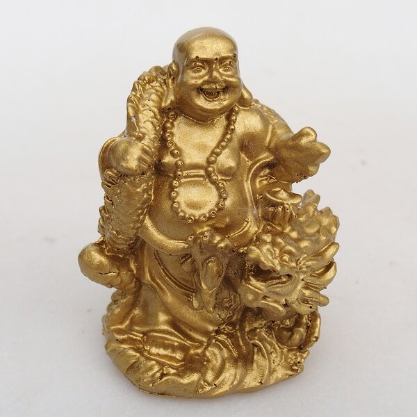 E-bonsai Budha zlatý střední 4,5 x 5,5 cm