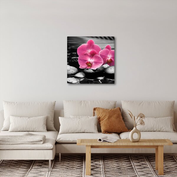 Obraz - Růžové orchideje (30x30 cm)