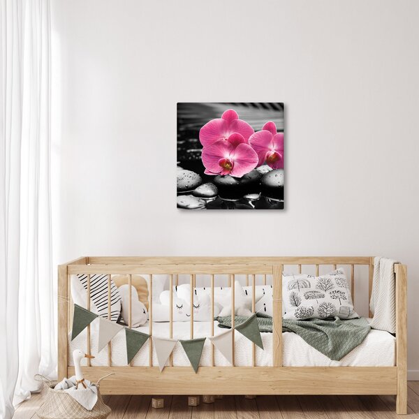 Obraz - Růžové orchideje (30x30 cm)