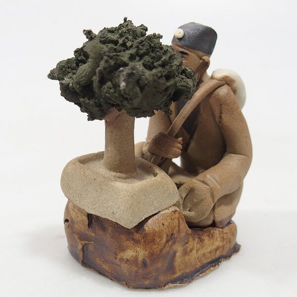 E-bonsai Keramická figurka - Bonsajista
