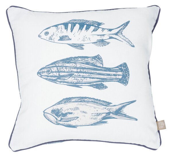 Livarno® Dekorativní polštář, 40 x 40 cm (ryby) (100405322002)