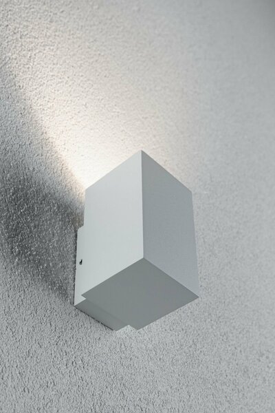 VÝPRODEJ VZORKU PAULMANN HOUSE venkovní nástěnné svítidlo Flame 1x3,8W IP44 3.000K bílá 230V 943.29