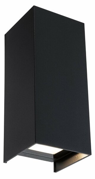 PAULMANN Dům venkovní nástěnné svítidlo Flame 2x2,8W IP44 3.000K antracit 230V 943.26