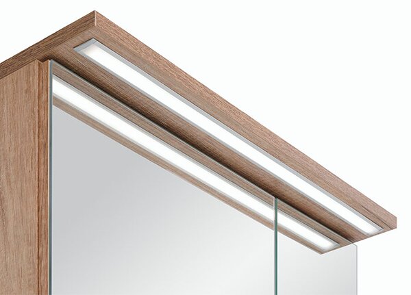 Comodo Zrcadlová skříňka závěsná s LED osvětlením Doris 80 ZS