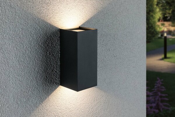 PAULMANN HOUSE venkovní nástěnné svítidlo Flame 2x5,8W IP44 3.000K antracit 230V 943.25