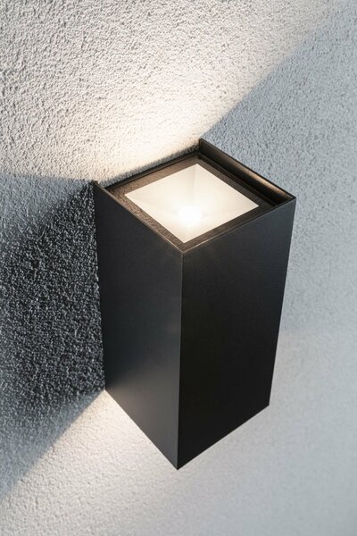 PAULMANN HOUSE venkovní nástěnné svítidlo Flame 2x5,8W IP44 3.000K antracit 230V 943.25