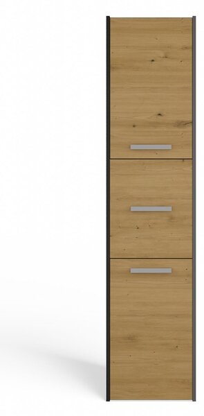 TP Living Koupelnová skříňka S43 170 cm antracit/dub artisan