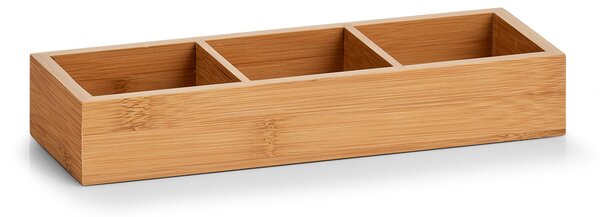 Zeller Present Úložný box s přepážkami, organizér do šuplíku, 3 části, DIVIDE, 28x10x5