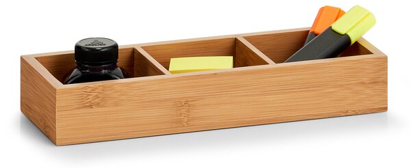 Zeller Present Bambusová úložný box, vložka do zásuvky, 3 části, DIVIDE