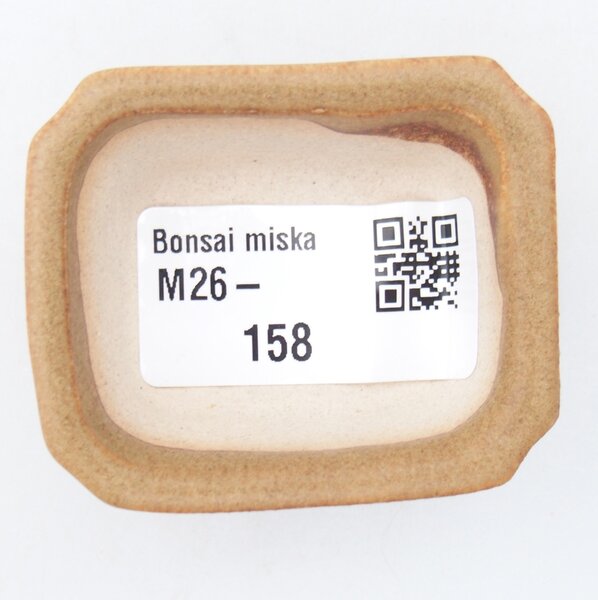 E-bonsai Mini bonsai miska 5,5 x 4,5 x 2 cm hnědá
