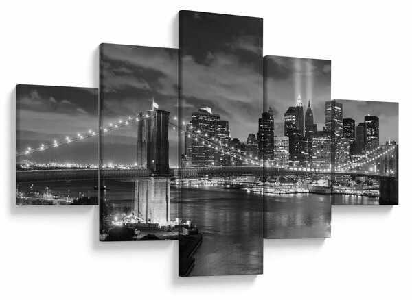 Obraz - Brooklynský most (125x70 cm)