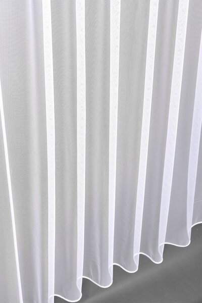 Záclona, Řecký tyl s olůvkem metráž, bílá 155 cm