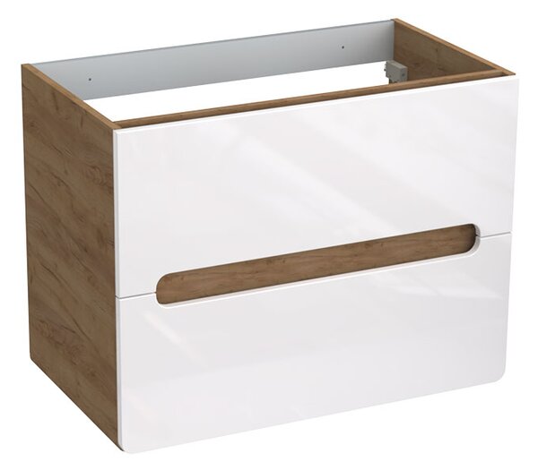 Comodo Koupelnová skříňka s keramickým umyvadlem Lukrecia W 80-2Z